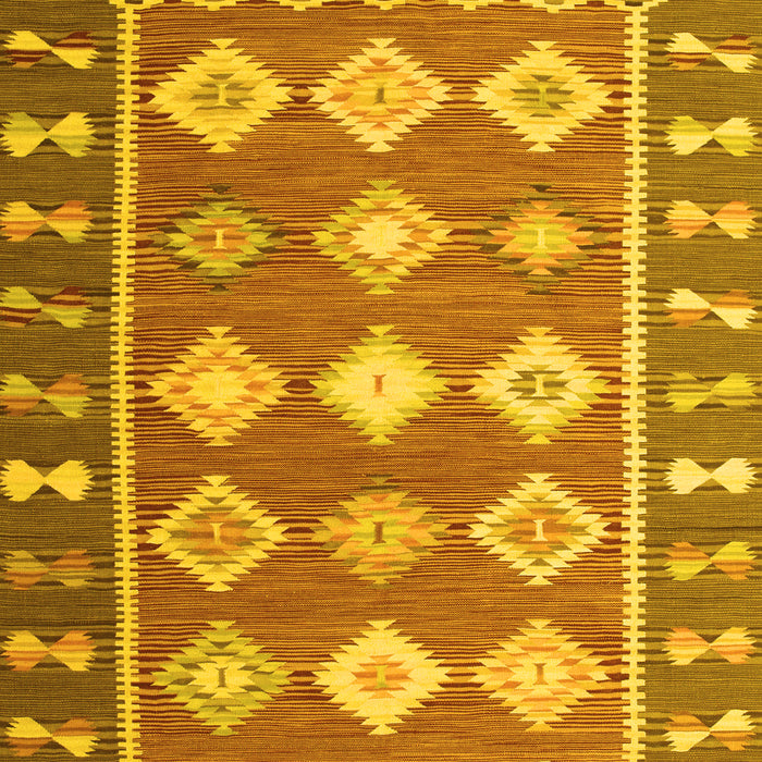 Southwestern Yellow Country Rug, con1006yw