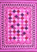 Abstract Pink Contemporary Rug, con1007pnk