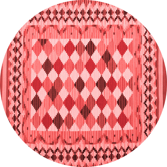 Abstract Red Contemporary Rug, con1007red