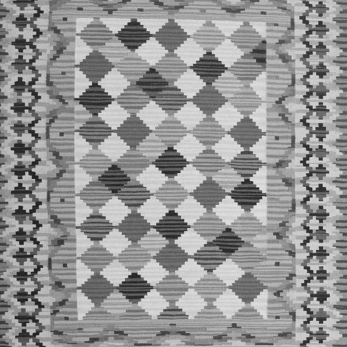 Abstract Gray Contemporary Rug, con1007gry