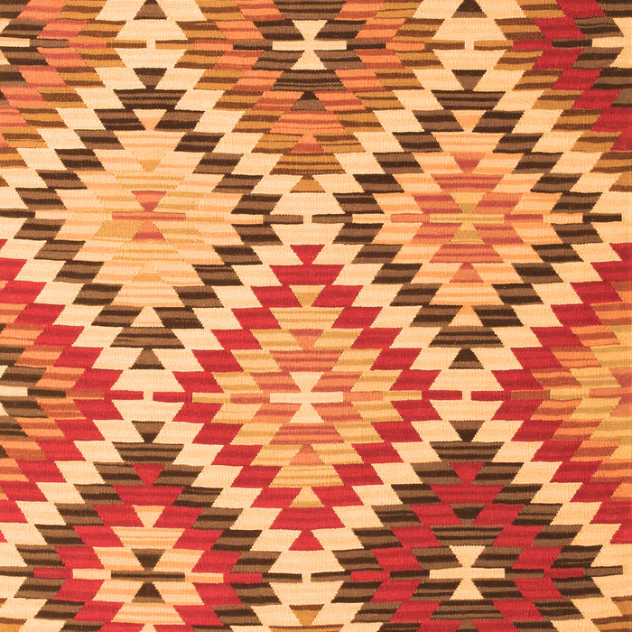 Abstract Orange Contemporary Rug, con1008org