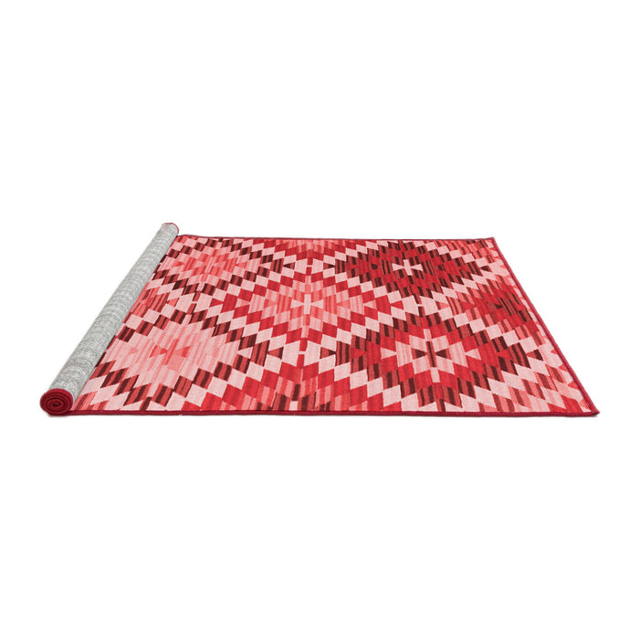 Contemporary Red Washable Rugs