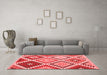 Contemporary Red Washable Rugs