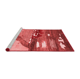 Contemporary Red Washable Rugs