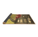 Sideview of Abstract Brown Contemporary Rug, con1009brn