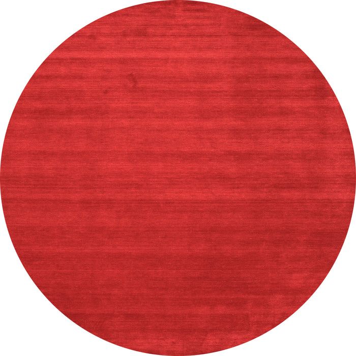 Square Abstract Orange Contemporary Rug, con100org