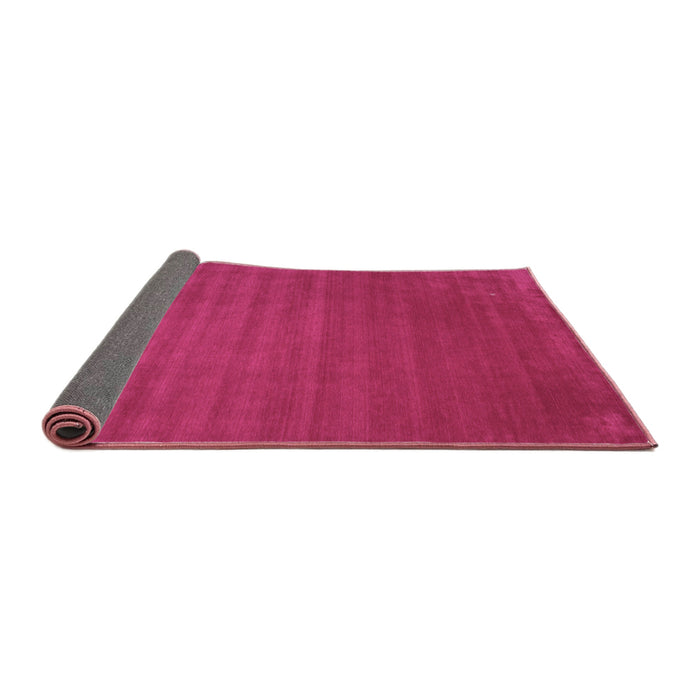 Sideview of Abstract Purple Contemporary Rug, con100pur