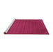 Sideview of Machine Washable Abstract Purple Contemporary Area Rugs, wshcon100pur