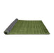 Thickness of Contemporary Seaweed Green Modern Rug, con101