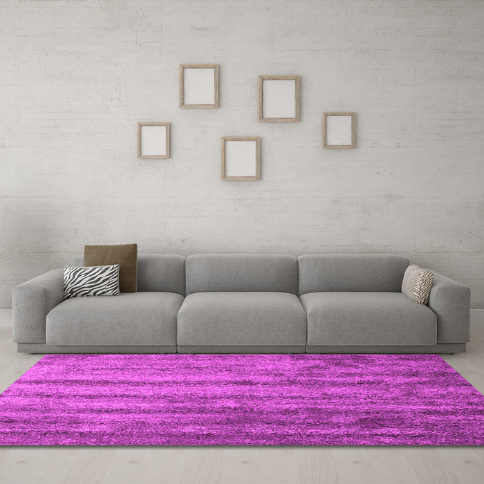 Machine Washable Abstract Pink Contemporary Rug in a Living Room, wshcon1010pnk