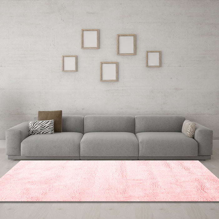 Modern Red Washable Rugs