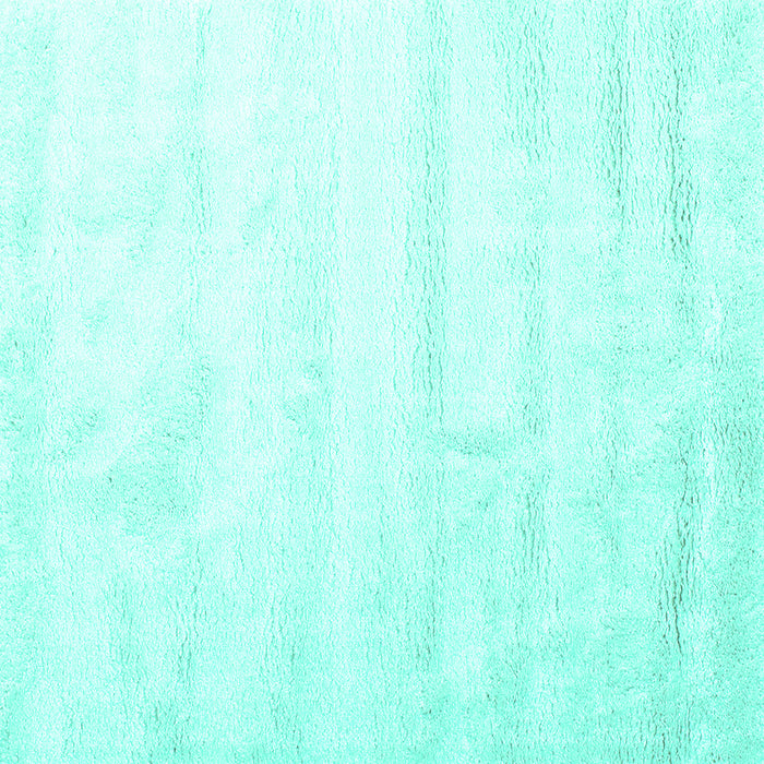Square Solid Turquoise Modern Rug, con1011turq