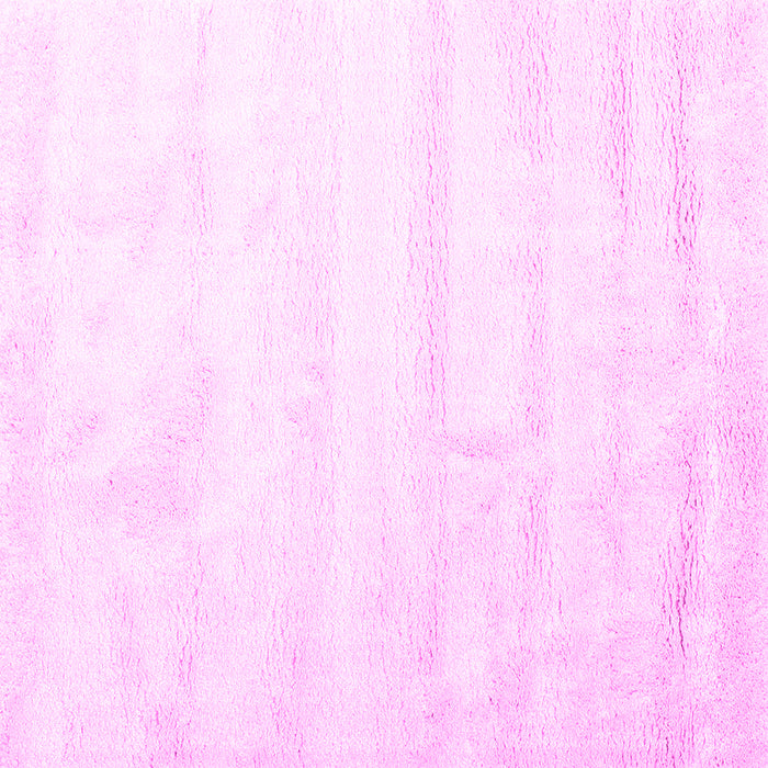 Square Solid Pink Modern Rug, con1011pnk