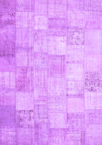 Patchwork Purple Transitional Rug, con1012pur