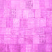 Square Patchwork Pink Transitional Rug, con1012pnk