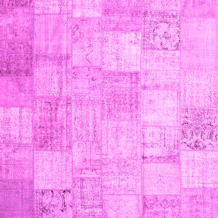 Patchwork Pink Transitional Rug, con1012pnk