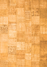 Patchwork Orange Transitional Rug, con1012org