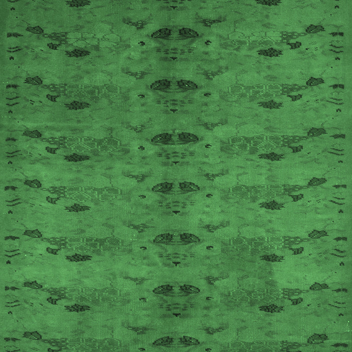 Abstract Emerald Green Contemporary Rug, con1013emgrn