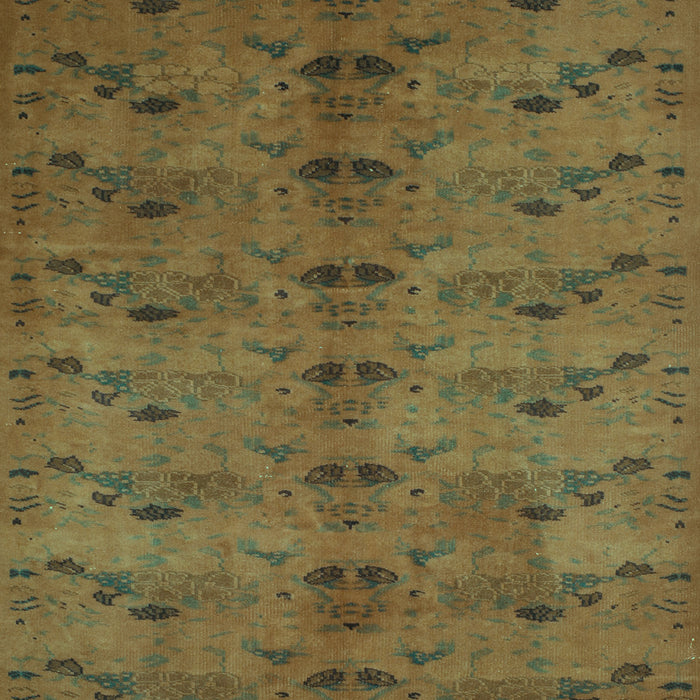 Machine Washable Abstract Turquoise Contemporary Area Rugs, wshcon1013turq