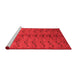 Contemporary Red Washable Rugs