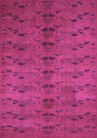 Abstract Purple Contemporary Rug, con1013pur