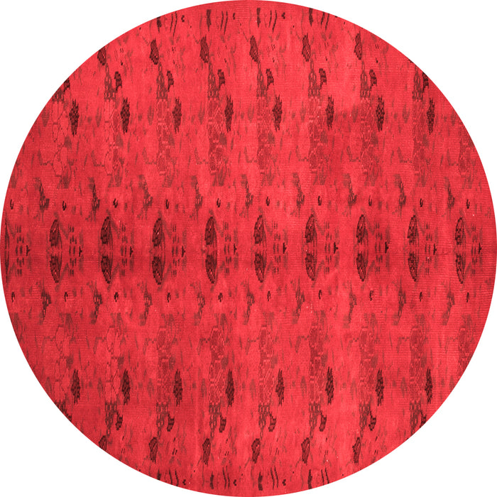 Abstract Red Contemporary Rug, con1013red