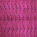 Square Machine Washable Abstract Purple Contemporary Area Rugs, wshcon1013pur