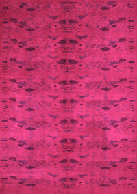 Abstract Pink Contemporary Rug, con1013pnk