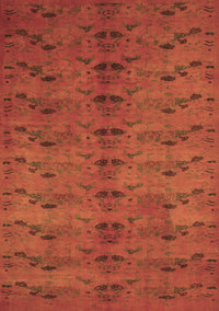 Abstract Brown Contemporary Rug, con1013brn