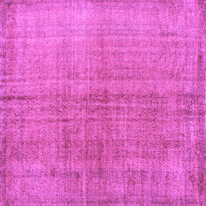 Square Abstract Purple Contemporary Rug, con1014pur
