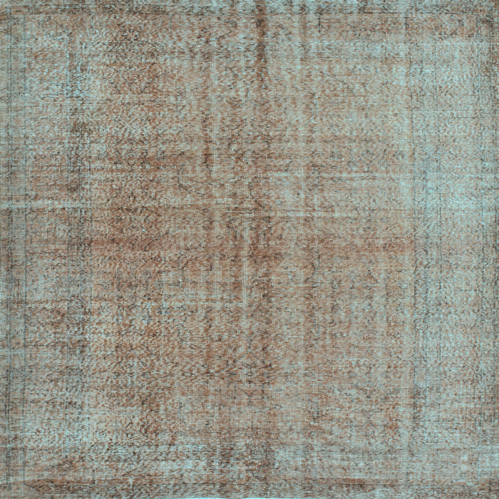 Square Machine Washable Abstract Light Blue Contemporary Rug, wshcon1014lblu