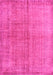 Abstract Pink Contemporary Rug, con1014pnk