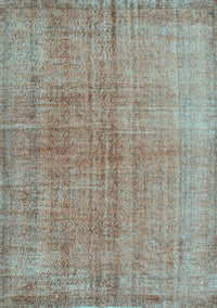 Abstract Light Blue Contemporary Rug, con1014lblu