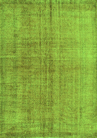 Abstract Green Contemporary Rug, con1014grn