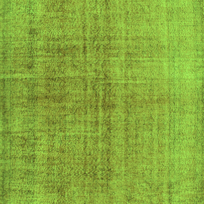 Abstract Green Contemporary Rug, con1014grn