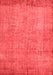 Abstract Red Contemporary Area Rugs