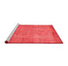 Contemporary Red Washable Rugs