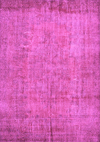 Abstract Purple Contemporary Rug, con1015pur