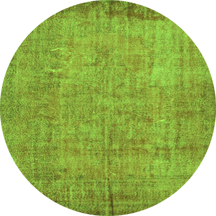 Machine Washable Abstract Green Contemporary Area Rugs, wshcon1015grn