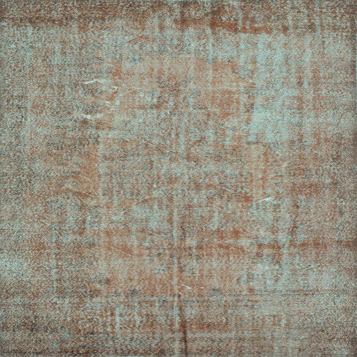 Square Machine Washable Abstract Light Blue Contemporary Rug, wshcon1015lblu