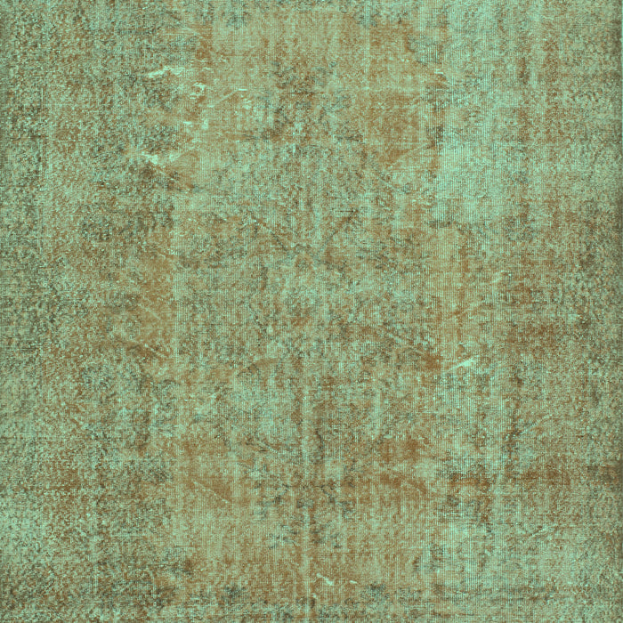 Abstract Turquoise Contemporary Rug, con1015turq