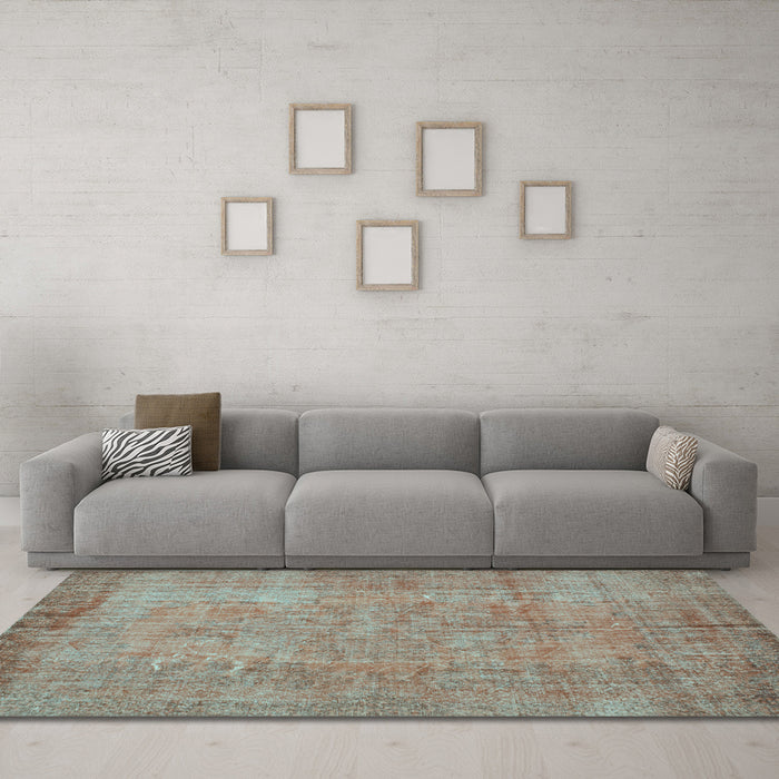 Machine Washable Abstract Light Blue Contemporary Rug in a Living Room, wshcon1015lblu