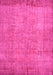 Abstract Pink Contemporary Rug, con1015pnk