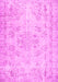 Abstract Pink Contemporary Rug, con1016pnk