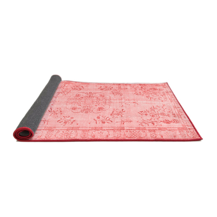 Abstract Red Contemporary Area Rugs