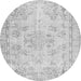 Machine Washable Abstract Gray Contemporary Rug, wshcon1016gry