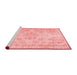 Contemporary Red Washable Rugs