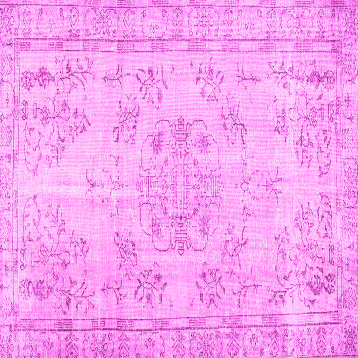Square Abstract Pink Contemporary Rug, con1016pnk