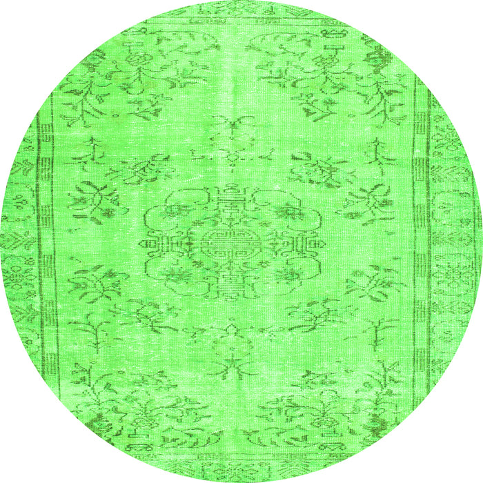 Machine Washable Abstract Green Contemporary Area Rugs, wshcon1016grn