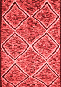 Abstract Red Contemporary Rug, con1017red